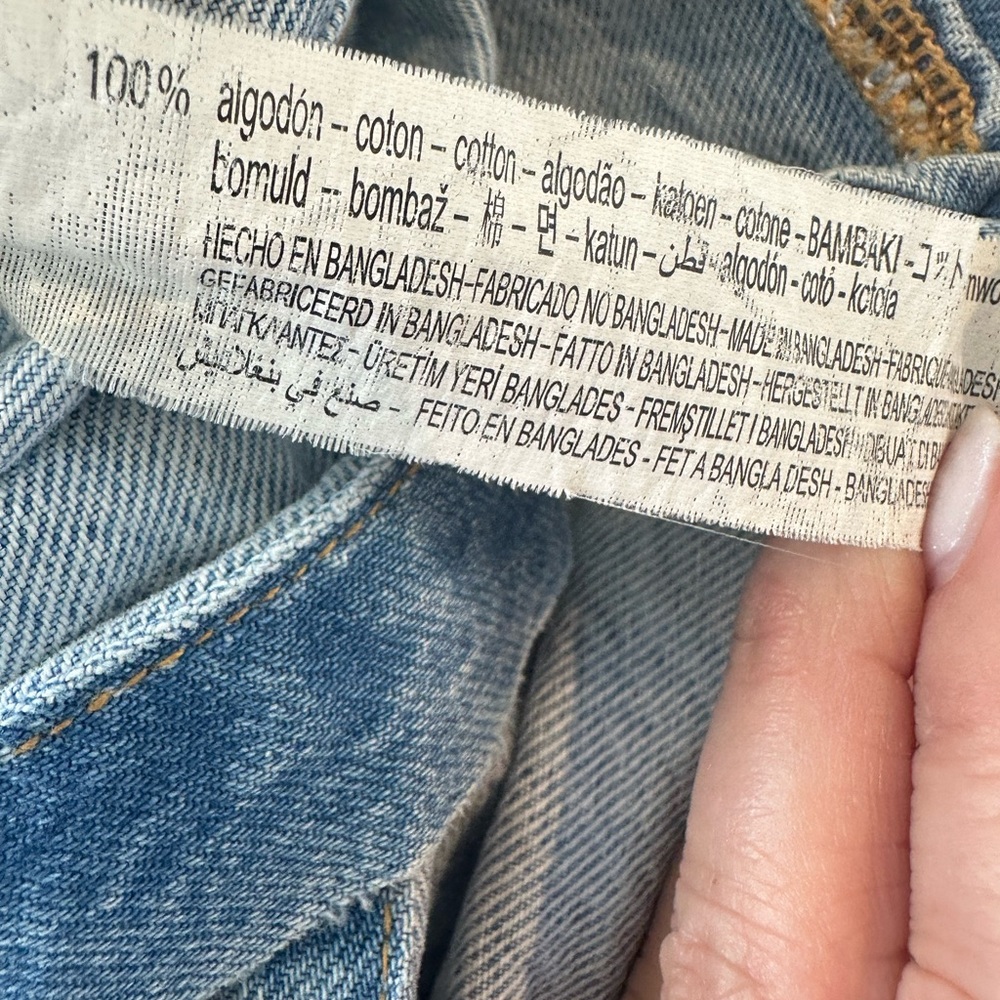 Zara Crossover Denim Midi Skirt - Picture 13 of 13
